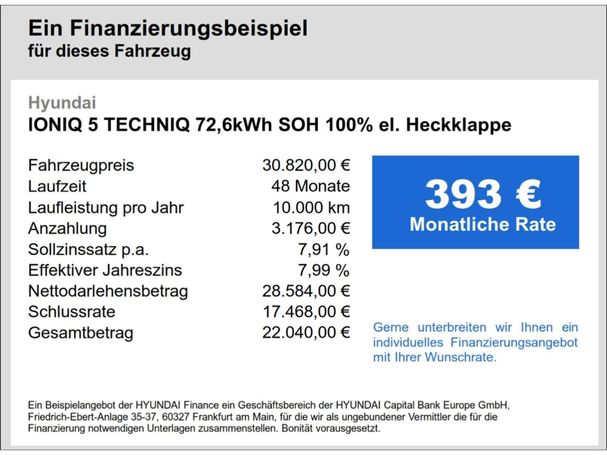 Hyundai Ioniq 5 72 kWh TECHNIQ 160 kW image number 6