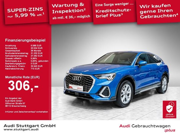 Audi Q3 35 TFSI S-line Sportback 110 kW image number 2