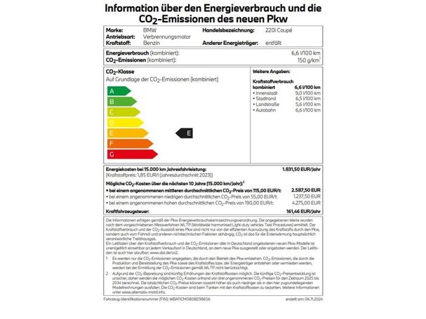 BMW 220i Coupe M Sport 135 kW image number 6