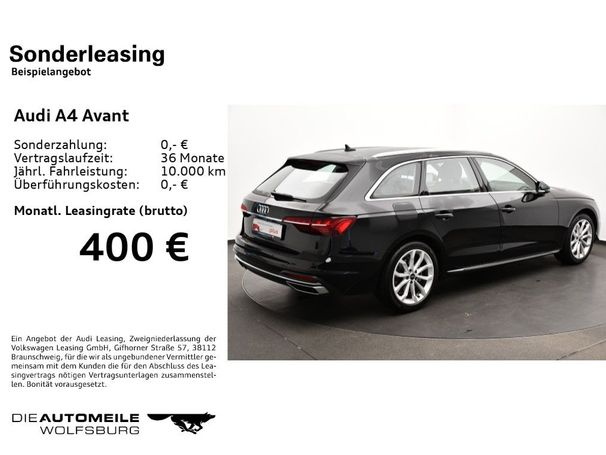 Audi A4 35 TFSI S tronic Avant Advanced 110 kW image number 4