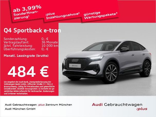 Audi Q4 45 e-tron S-line Sportback 210 kW image number 2