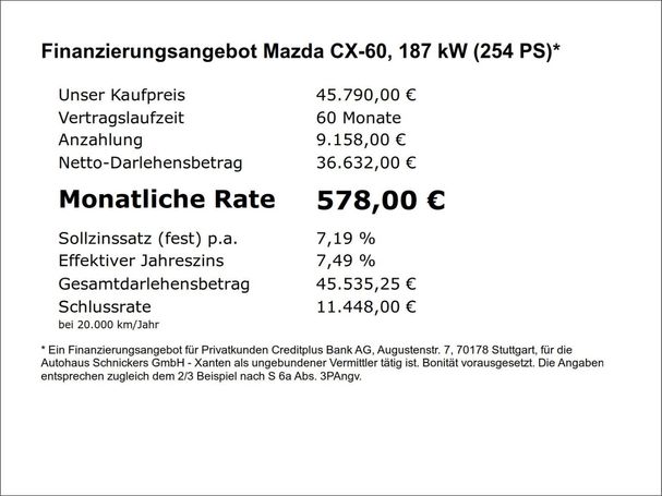 Mazda CX-60 D 187 kW image number 6