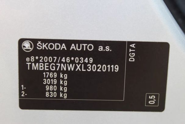 Skoda Scala 85 kW image number 29