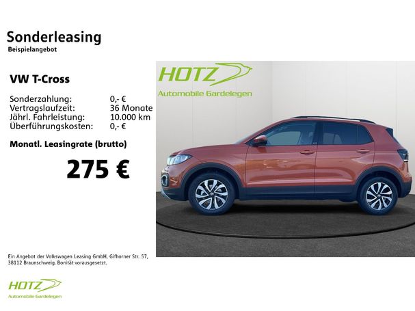 Volkswagen T-Cross 1.0 TSI 70 kW image number 5