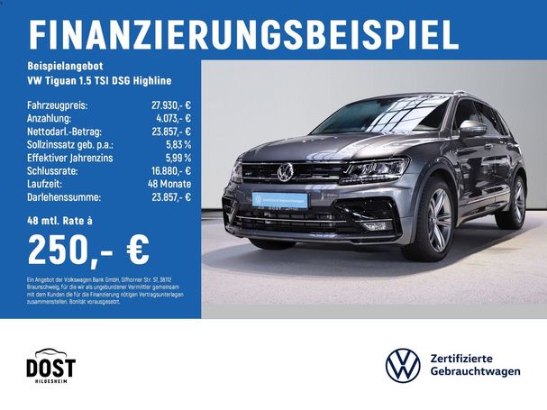 Volkswagen Tiguan 1.5 TSI DSG 110 kW image number 7