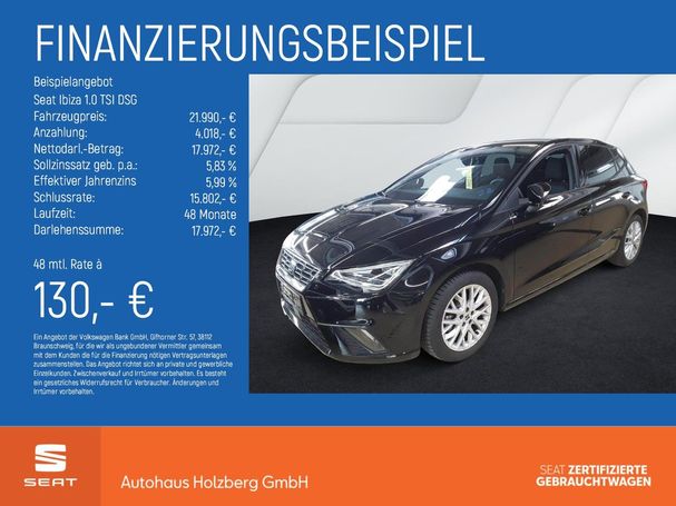 Seat Ibiza 1.0 TSI DSG FR 81 kW image number 6