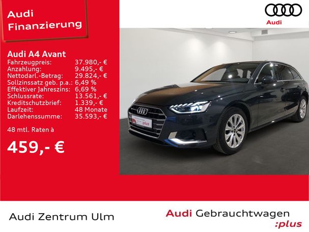 Audi A4 35 TFSI S tronic Avant Advanced 110 kW image number 5