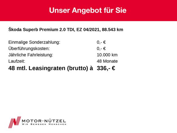 Skoda Superb Combi 2.0 TDI 110 kW image number 24