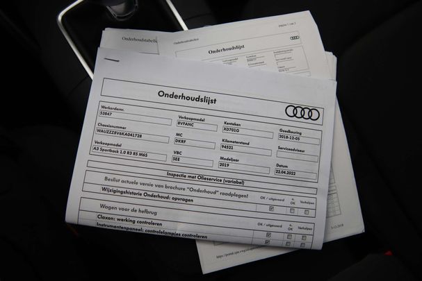 Audi A3 1.0 TFSI Sportback 85 kW image number 36