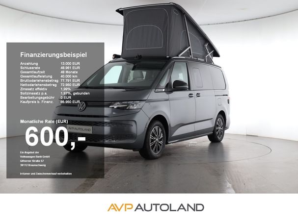 Volkswagen T7 California 2.0 TDI Coast DSG 110 kW image number 2