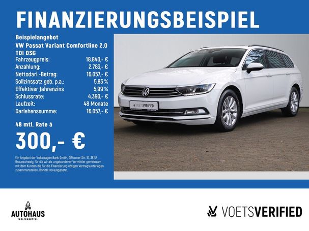 Volkswagen Passat Variant 2.0 TDI DSG Comfortline 110 kW image number 5