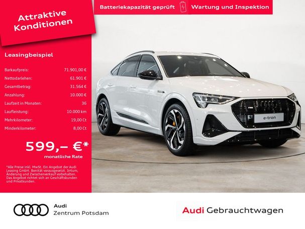 Audi e-tron 55 quattro S-line Sportback 300 kW image number 1