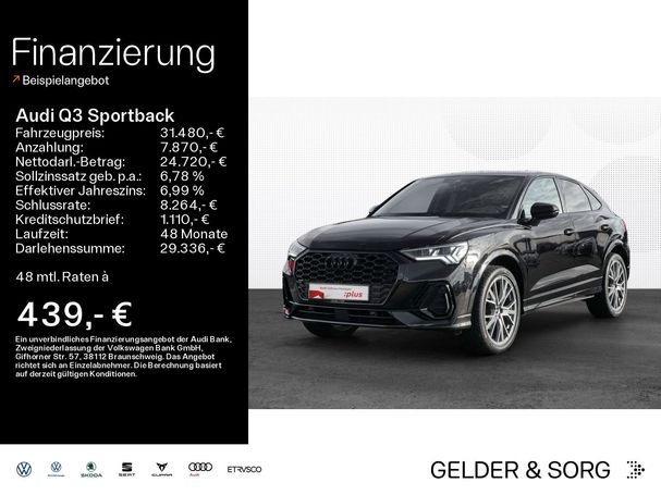 Audi Q3 35 TFSI S-line Sportback 110 kW image number 7