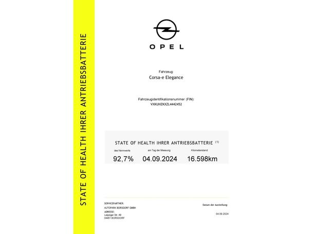 Opel Corsa e 100 kW image number 39