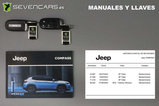 Jeep Compass 1.3 PHEV Limited 140 kW image number 44