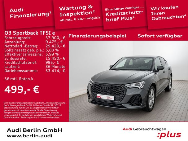 Audi Q3 45 TFSIe S-line Sportback 180 kW image number 5