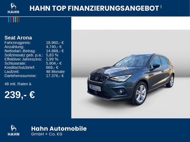 Seat Arona 1.0 TSI FR DSG 81 kW image number 4