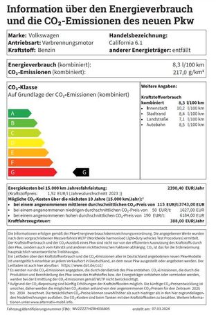 Volkswagen T6 California 4Motion 110 kW image number 17