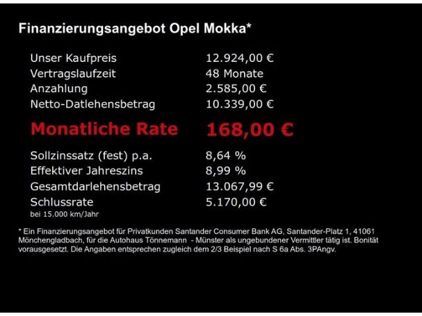 Opel Mokka Innovation 103 kW image number 5